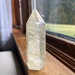 Honey Calcite Crystal Point
